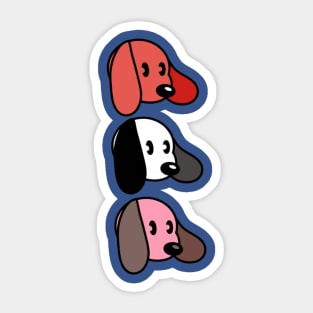 Doggo Trio Sticker